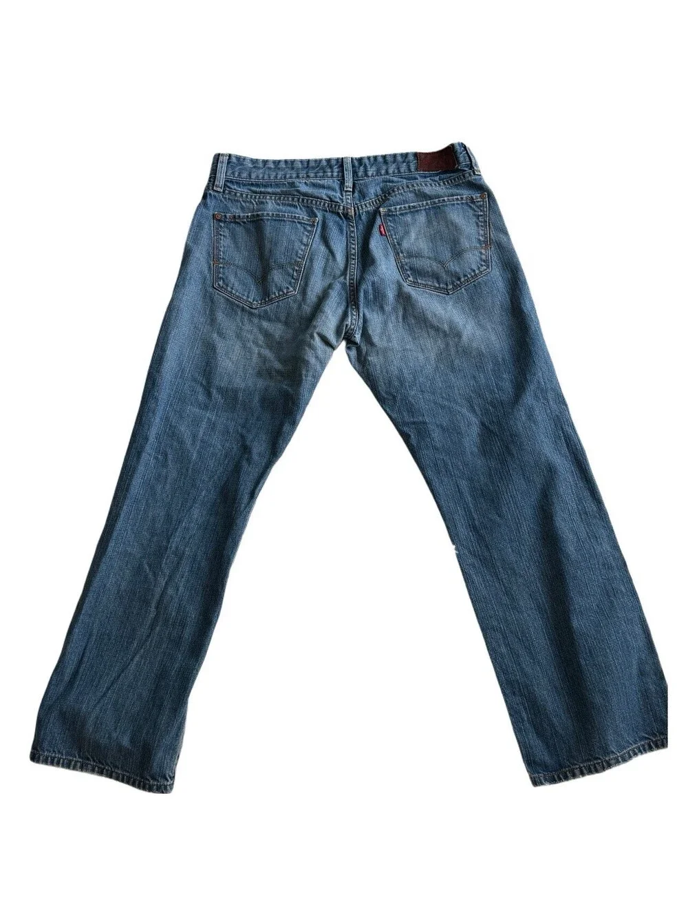 Levi’s Red Collection Men’s Slim Straight Jeans W36 L30 Blue 100% Cotton